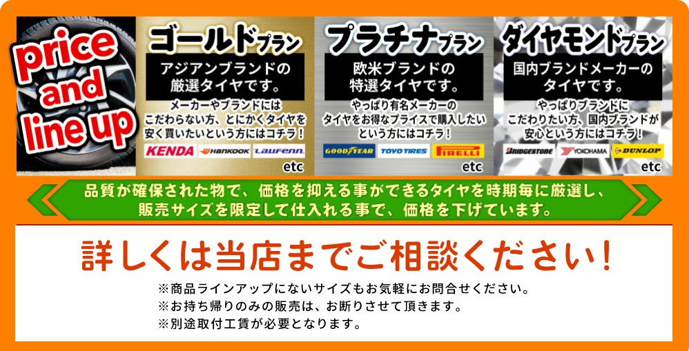 タイヤ交換プラン